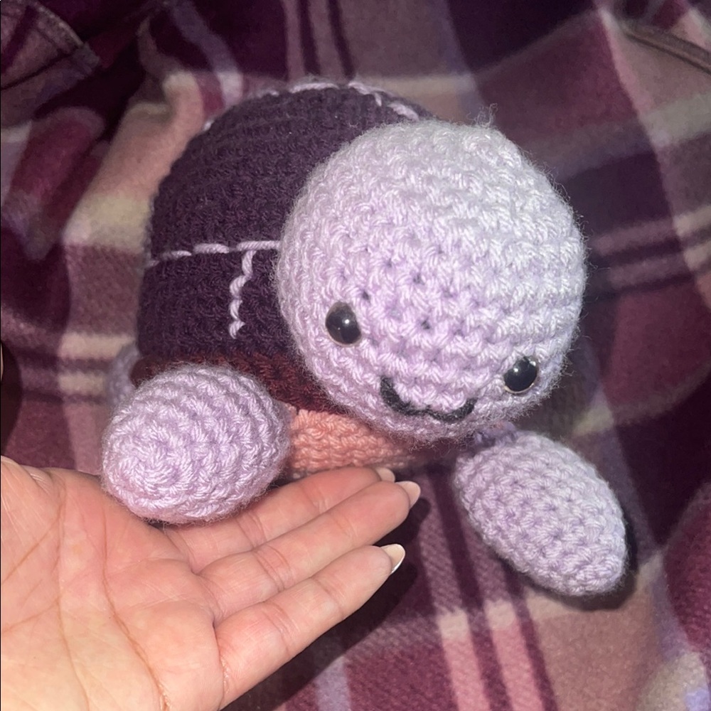 Handcrafted Crochet Turtle |Plushie